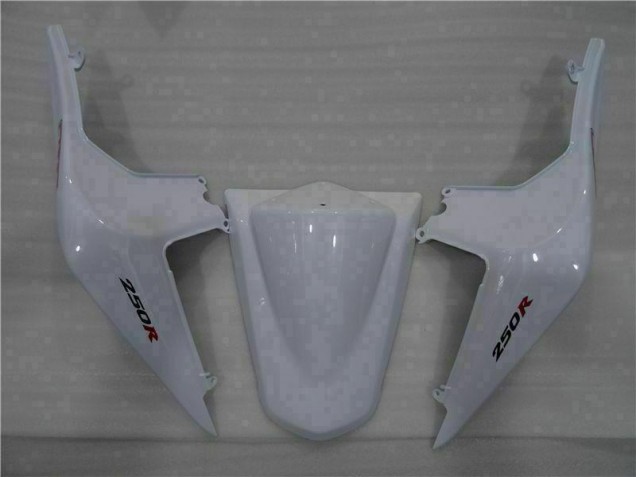 Kits Carenagem Moto Kawasaki EX250 2008-2012 - Branco Preto Ninja Kits Carenagem Moto Kawasaki EX250 2008-2012 - Branco Preto Ninja