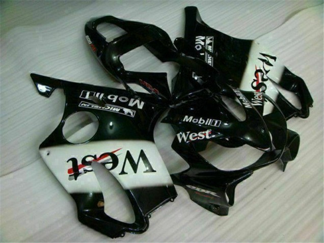Carenagem Moto Honda CBR 600 F4i 2001-2003 - Branco Preto West Carenagem Moto Honda CBR 600 F4i 2001-2003 - Branco Preto West