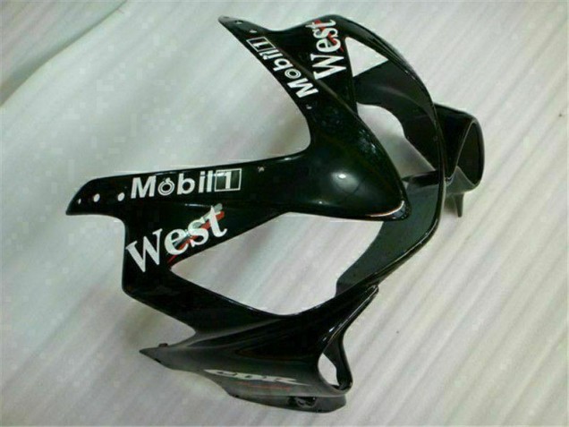 Carenagem Moto Honda CBR 600 F4i 2001-2003 - Branco Preto West Carenagem Moto Honda CBR 600 F4i 2001-2003 - Branco Preto West