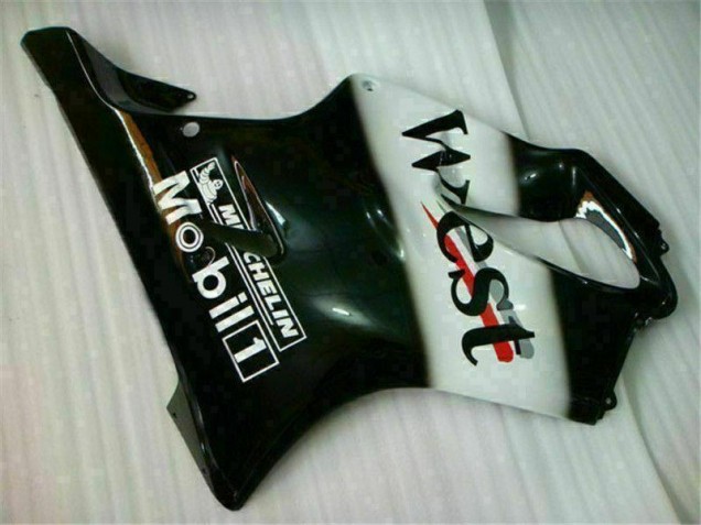 Carenagem Moto Honda CBR 600 F4i 2001-2003 - Branco Preto West Carenagem Moto Honda CBR 600 F4i 2001-2003 - Branco Preto West