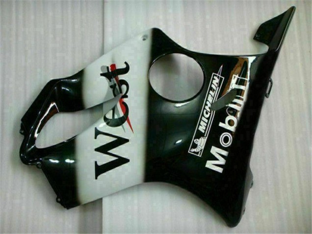 Carenagem Moto Honda CBR 600 F4i 2001-2003 - Branco Preto West Carenagem Moto Honda CBR 600 F4i 2001-2003 - Branco Preto West