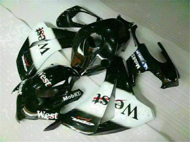 Carenagem Moto Honda CBR 1000RR 2008-2011 - Branco Preto West Carenagem Moto Honda CBR 1000RR 2008-2011 - Branco Preto West