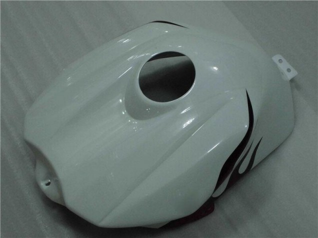 Carenagem Moto Yamaha R1 2004-2006 - Branco Vermelho Chama Carenagem Moto Yamaha R1 2004-2006 - Branco Vermelho Chama