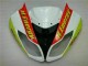 Carenagem Moto Kawasaki ZX6R 2009-2012 - Branco Vermelho H. Energy