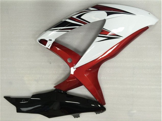 Carenagem Moto Suzuki GSXR 600 / 750 K8 2008-2010 - Branco Vermelho Preto Carenagem Moto Suzuki GSXR 600 / 750 K8 2008-2010 - Branco Vermelho Preto