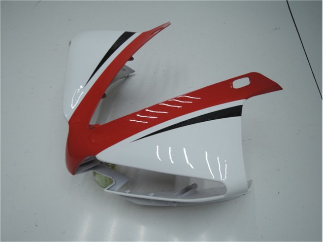 Carenagem Moto Yamaha R1 2012-2014 - Branco Vermelho Preto