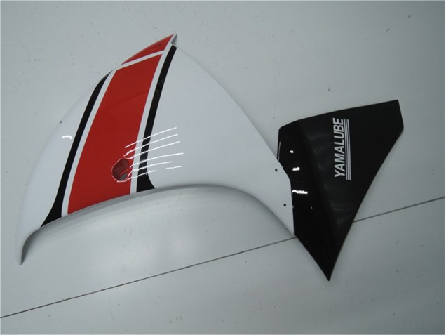 Carenagem Moto Yamaha R1 2012-2014 - Branco Vermelho Preto