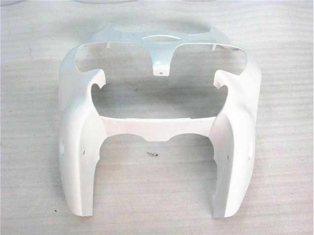 Carenagem Moto Kawasaki ZX6R 2000-2002 - Brilhante Branco Carenagem Moto Kawasaki ZX6R 2000-2002 - Brilhante Branco