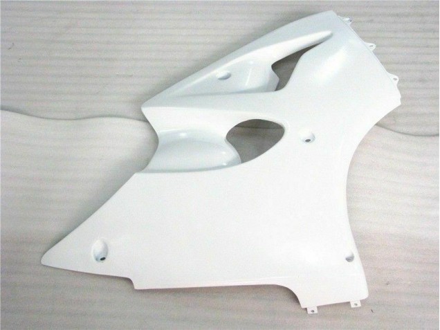 Carenagem Moto Kawasaki ZX6R 2000-2002 - Brilhante Branco Carenagem Moto Kawasaki ZX6R 2000-2002 - Brilhante Branco