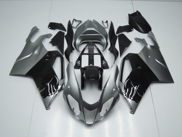 Carenagem Moto Aprilia RSV 1000 2003-2006 - Cinzento & Preto Carenagem Moto Aprilia RSV 1000 2003-2006 - Cinzento & Preto