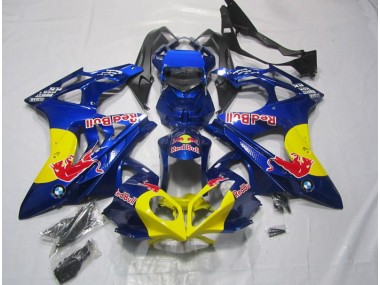 Carenagem Moto BMW S1000RR 2009-2014 - Amarelo Azul RedBull