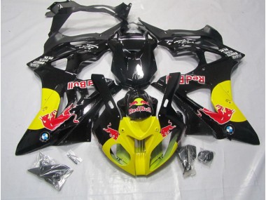 Carenagem Moto BMW S1000RR 2009-2014 - Amarelo Preto RedBull