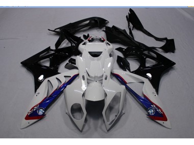Carenagem Moto BMW S1000RR 2009-2014 - Branco Preto Azul