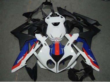 Carenagem Moto BMW S1000RR 2009-2014 - Preto Branco Azul Vermelho