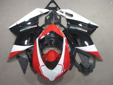 Carenagem Moto Ducati 748 916 996 996S 1993-2005 - Preto Vermelho Branco