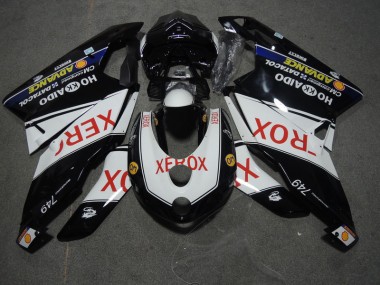Carenagem Moto Ducati 749 2005-2006 - Preto Branco Xerox