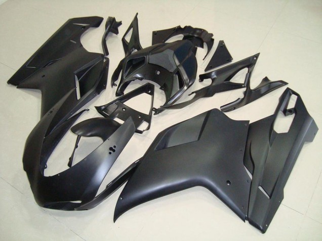Carenagem Moto Ducati 848 1098 1198 2007-2014 - Preto Fosco No Adesivo Carenagem Moto Ducati 848 1098 1198 2007-2014 - Preto Fosco No Adesivo