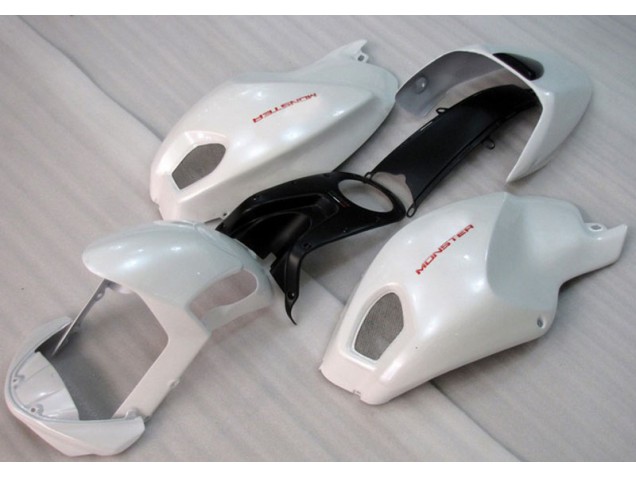 Carenagem Moto Ducati Monster 696 2008-2012 - Branco Vermelho Monster Carenagem Moto Ducati Monster 696 2008-2012 - Branco Vermelho Monster