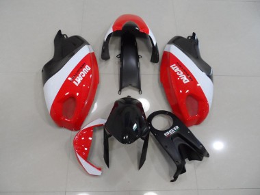Carenagem Moto Ducati Monster 696 2008-2012 - Preto Vermelho Branco