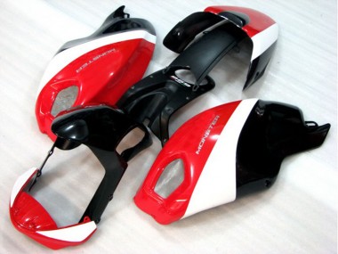 Carenagem Moto Ducati Monster 696 2008-2012 - Preto Vermelho Branco Monster