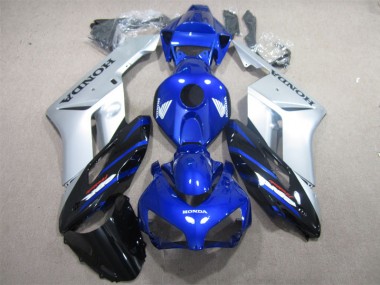 Carenagem Moto Honda CBR 1000RR 2004-2005 - Azul Prata Preto