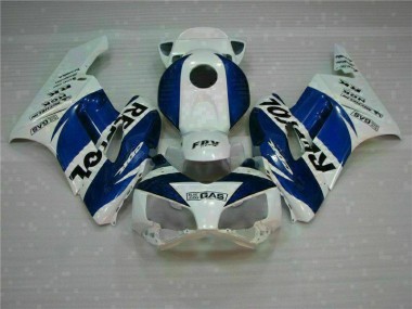 Carenagem Moto Honda CBR 1000RR 2004-2005 - Branco Azul Repsol