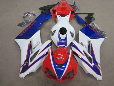 Carenagem Moto Honda CBR 1000RR 2004-2005 - Branco Azul Vermelho HRC
