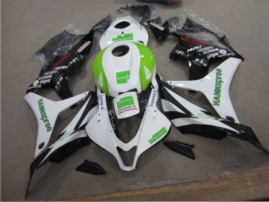 Carenagem Moto Honda CBR 1000RR 2004-2005 - Branco Verde Hannspree