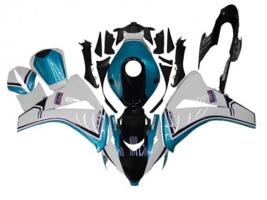 Carenagem Moto Honda CBR 1000RR 2008-2011 - Azul Branco Preto