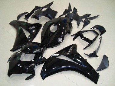 Carenagem Moto Honda CBR 1000RR 2008-2011 - Preto Brilhante Chrome Decalques