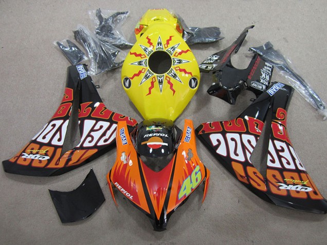 Carenagem Moto Honda CBR 1000RR 2008-2011 - Repsol 46 Carenagem Moto Honda CBR 1000RR 2008-2011 - Repsol 46