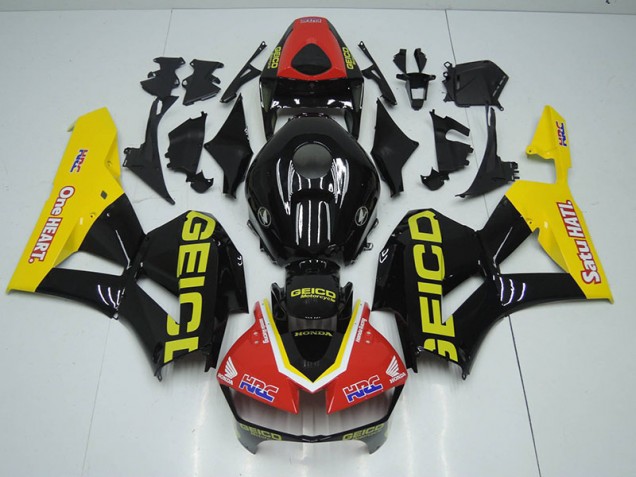 Carenagem Moto Honda CBR 1000RR 2012-2016 - Preto Vermelho HRC Carenagem Moto Honda CBR 1000RR 2012-2016 - Preto Vermelho HRC