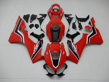 Carenagem Moto Honda CBR 1000RR 2017-2023 - Vermelho Preto Branco