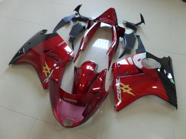 Carenagem Moto Honda CBR 1100 XX 1996-2007 - Doce Vermelho Preto Estilo OEM