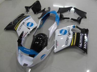 Carenagem Moto Honda CBR 1100 XX Blackbird 1996-2007 - Branco Konica Minolta