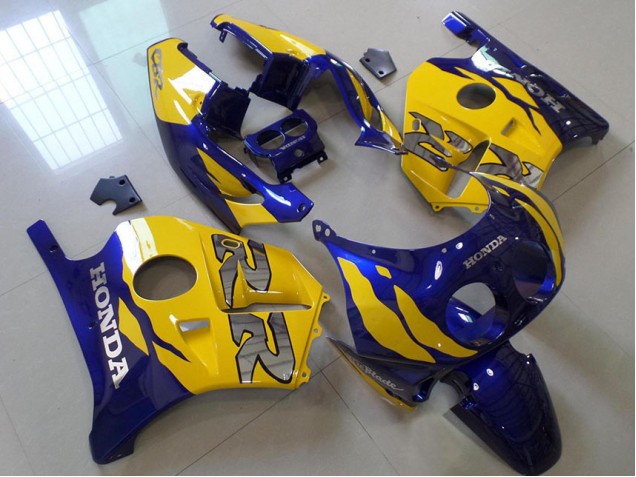 Carenagem Moto Honda CBR 250RR MC22 1991-1998 - Azul Amarelo Carenagem Moto Honda CBR 250RR MC22 1991-1998 - Azul Amarelo