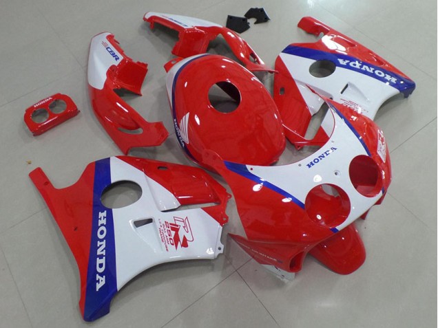 Carenagem Moto Honda CBR 250RR MC22 1991-1998 - Azul Vermelho Branco Carenagem Moto Honda CBR 250RR MC22 1991-1998 - Azul Vermelho Branco