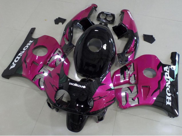Carenagem Moto Honda CBR 250RR MC22 1991-1998 - Rosa Preto Carenagem Moto Honda CBR 250RR MC22 1991-1998 - Rosa Preto