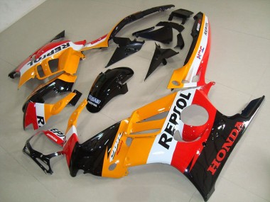 Carenagem Moto Honda CBR 600 F3 1995-1998 - Laranja Preto Repsol
