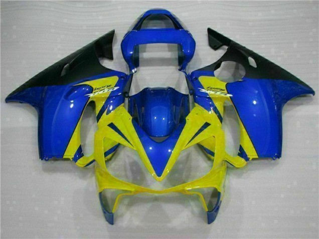 Carenagem Moto Honda CBR 600 F4i 2001-2003 - Amarelo Azul
