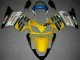 Carenagem Moto Honda CBR 600 F4i 2001-2003 - Amarelo Branco