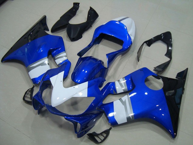Carenagem Moto Honda CBR 600 F4i 2001-2003 - Branco Azul Preto