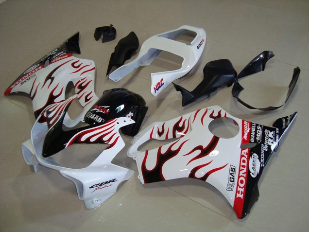Carenagem Moto Honda CBR 600 F4i 2001-2003 - Branco Chama