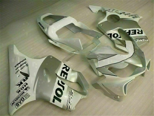 Carenagem Moto Honda CBR 600 F4i 2001-2003 - Branco Prata Carenagem Moto Honda CBR 600 F4i 2001-2003 - Branco Prata