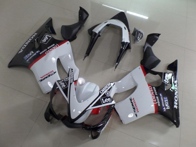 Carenagem Moto Honda CBR 600 F4i 2001-2003 - Branco Preto Carrera Lee Carenagem Moto Honda CBR 600 F4i 2001-2003 - Branco Preto Carrera Lee