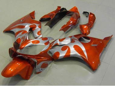 Carenagem Moto Honda CBR 600 F4i 2004-2007 - Laranja Prata