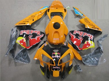 Carenagem Moto Honda CBR 600RR 2005-2006 - Laranja Preto Red Bull