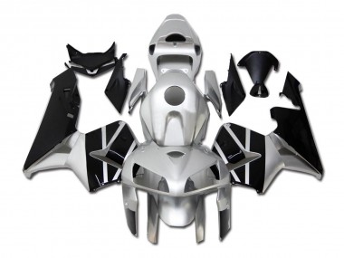 Carenagem Moto Honda CBR 600RR 2005-2006 - Prata Preto