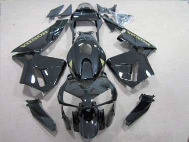 Carenagem Moto Honda CBR 600RR 2005-2006 - Preto Ouro Decalque