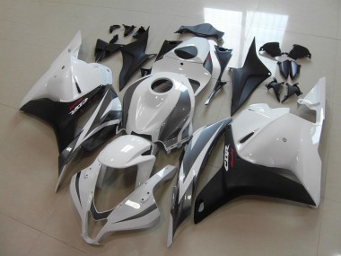 Carenagem Moto Honda CBR 600RR 2009-2012 - Branco Preto Cinzento